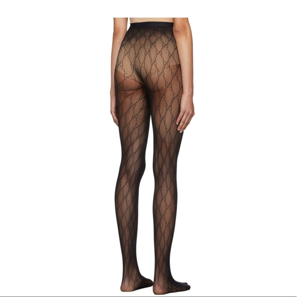 Gucci Supreme GG monogram Tights size Large - Picture 3 of 5